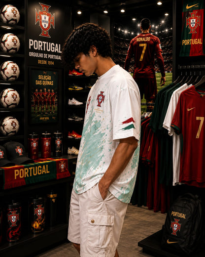 Ronaldo 07 Portugal Edition Oversized Football Tee