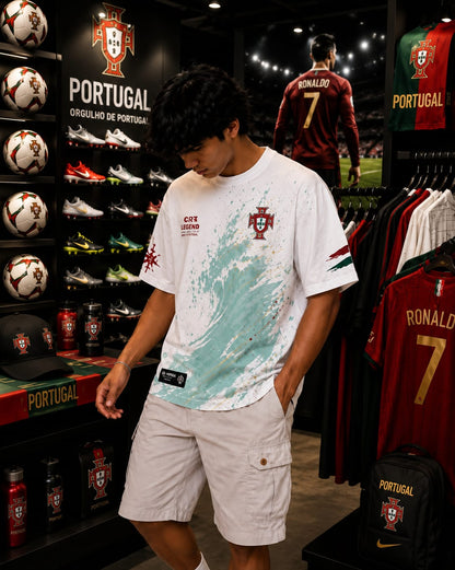 Ronaldo 07 Portugal Edition Oversized Football Tee