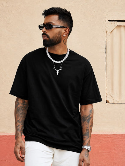 HavowN Souled Oversized T-Shirt | 240 GSM Premium Cotton | Drip Graphic Back Print | Unisex Streetwear Tee