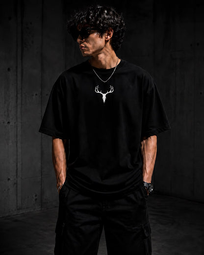 HavowN The Master Planner Oversized T-Shirt | 240 GSM Premium Cotton | Graphic Back Print | Unisex Streetwear Tee