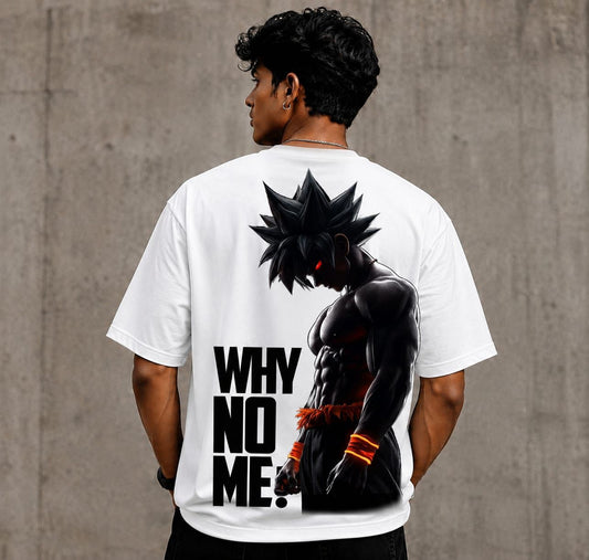 Train Like A Warrior Oversized Graphic T-Shirt for Men | Premium Cotton | White