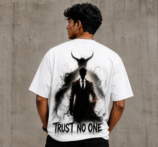 Train Like A Warrior Oversized Graphic T-Shirt for Men | Premium Cotton | White