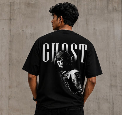 Premium Oversized Eye Graphic Printed T-Shirt for Men | 100% Cotton | Black
