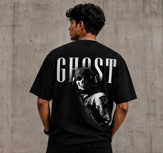 Premium Oversized Eye Graphic Printed T-Shirt for Men | 100% Cotton | Black
