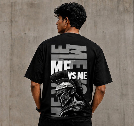 Premium Oversized Eye Graphic Printed T-Shirt for Men | 100% Cotton | Black