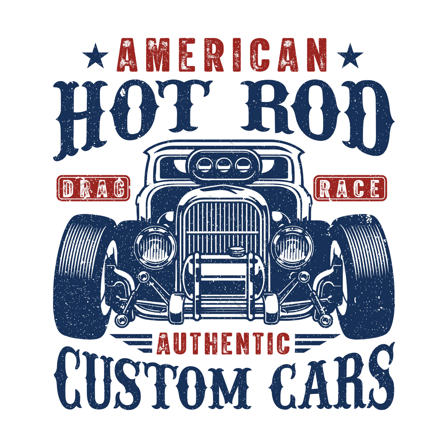 Hotrod Car Regular  T-shirt
