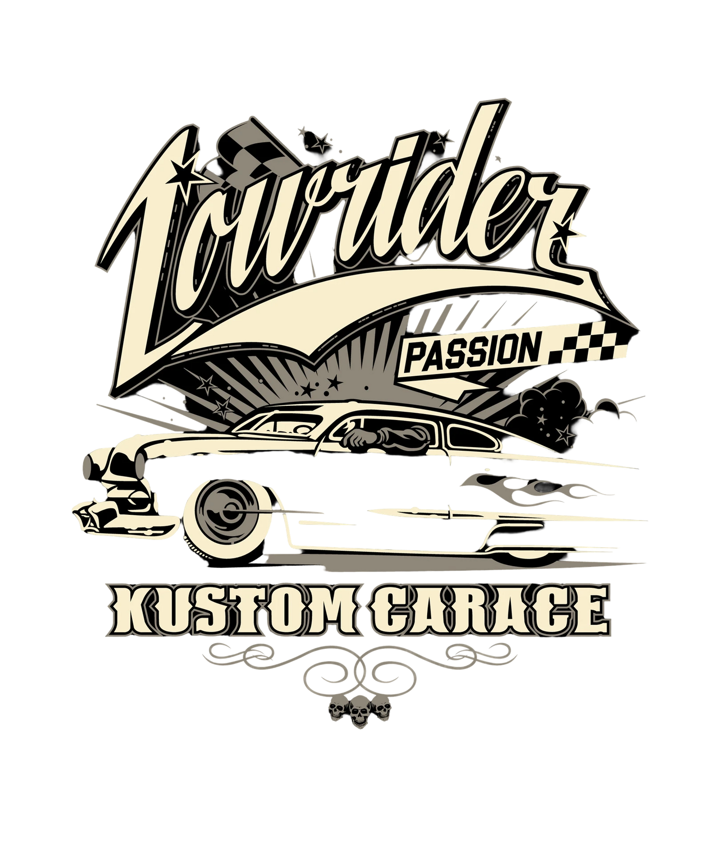 Lowrider Beige Men's Regular Tshirt