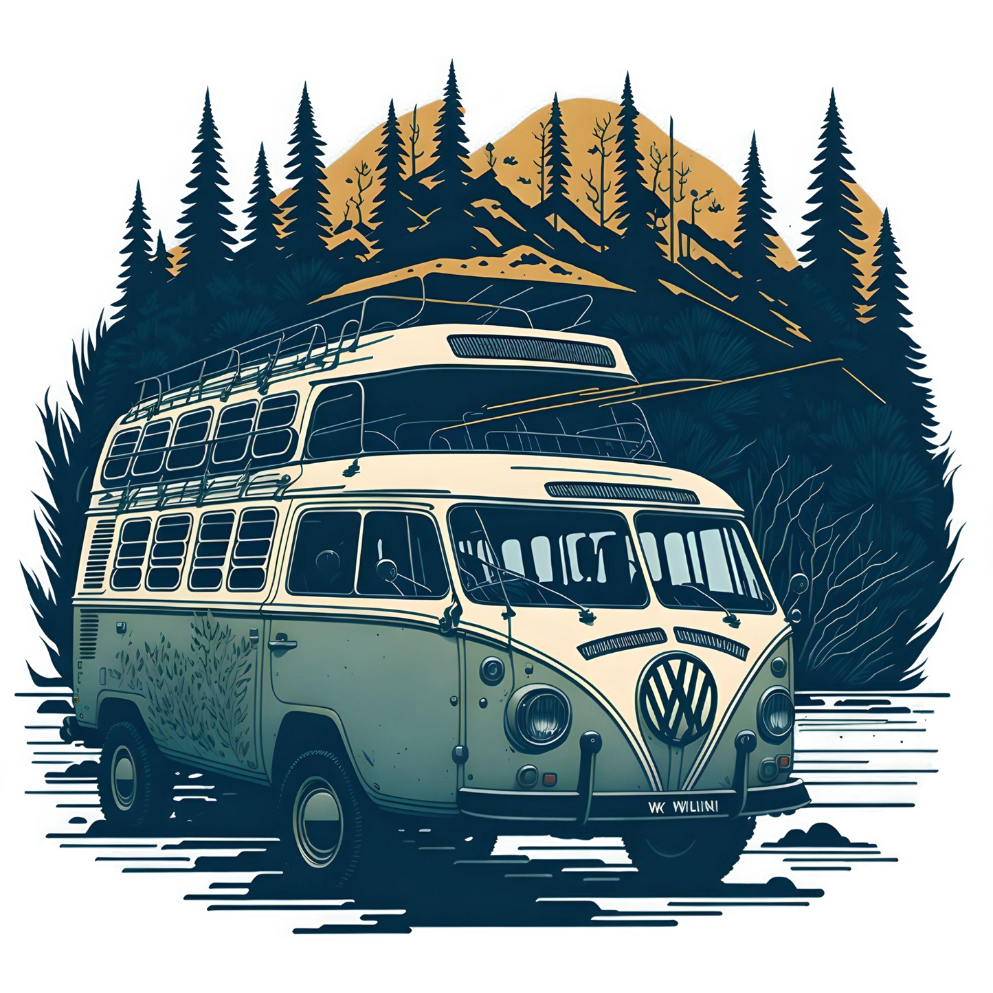 VW Campervan Men's Regular T-shirt
